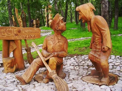 Изделия из дерева в Москве – изготовление фигур из дерева на заказ