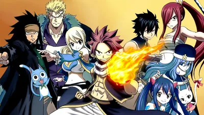 Discussion] My Top 25 Favourite Fairy Tail Characters (from left to right)  : r/fairytail