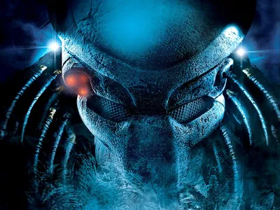 Картинки predator, хищник, фильм, фэнтези, персонаж, черный фон, из фильма  хищник - обои 1920x1080, картинка №159378