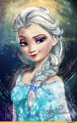 Elsa (Frozen) :: Frozen (Disney) (Холодное сердце) :: art барышня ::  красивые картинки :: Фильмы :: Tsuneo Sanda :: art (арт) / картинки, гифки,  прикольные комиксы, интересные статьи по теме.