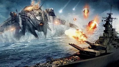 Уничтожение инопланетного корабля | Морской бой - YouTube
