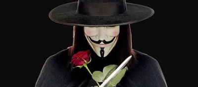 Обои V значит Вендетта Кино Фильмы V for Vendetta, обои для рабочего стола,  фотографии значит, вендетта, кино, фильмы, for, vendetta, маска,  черно-белый, кинжалы, v Обои для рабочего стола, скачать обои картинки  заставки