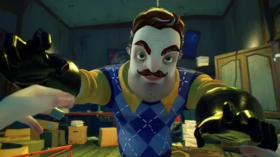 Картинка для эклеров "Привет Сосед (Hello Neighbor)" - PT102020 печать на  сахарной пищевой бумаге