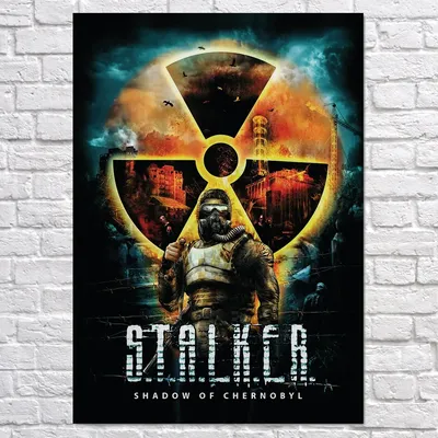 Плакат "Сталкер, классический постер игры, Stalker", 60×43см  (ID#780082815), цена: 190 ₴, купить на 