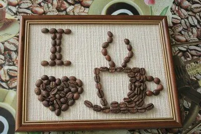 Поделки из кофейных зерен своими руками: 10 красивых идей (фото) | Поделки,  Поделки из кофе, Искусство приготовления кофе