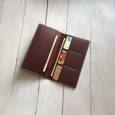 Кошелек из кожи своими руками. Leather wallet - YouTube