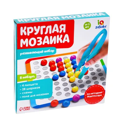 Развивающий набор «Круглая мозаика» (5076300) - Купить по цене от   руб. | Интернет магазин 