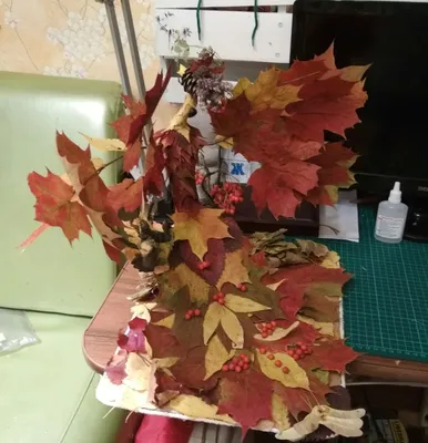 Осенняя поделка в детский сад. | Пикабу