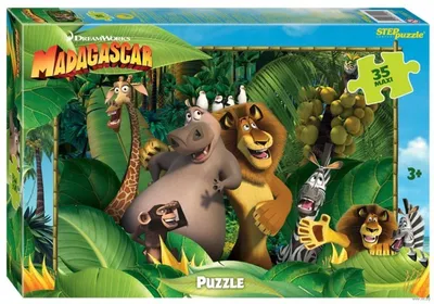 КАНЦТОВАРЫ: Мозаика "puzzle" 160 "Мадагаскар - 3" (DreamWorks, Мульти)