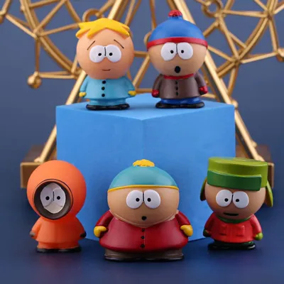 Фигурки StarFriend Южный парк South Park 5 в 1 неподвижные 6 см - купить в  Starfriend, цена на Мегамаркет