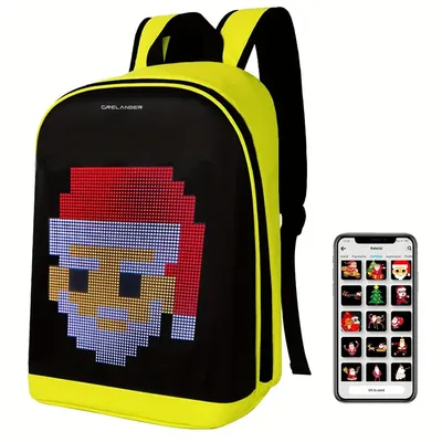 рюкзак с экраном/школьный/led/детский/для подростка/ранец Pixel Bag  10407464 купить за 9 702 ₽ в интернет-магазине Wildberries