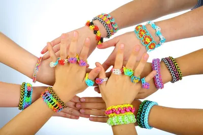 Большой набор для плетения браслетов из резинок "Лайт" Loom Bands