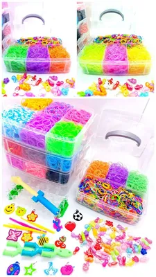 Набор для плетения браслетов из резинок Fashion loom bands set 5 ярусный  15000 резинок с аксессуарами (ID#1673482136), цена:  ₴, купить на  