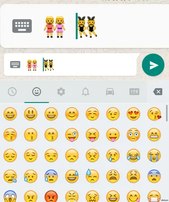 IPhone emoticons in WhatsApp on Android|and font / vatsap as on iPhone -  YouTube