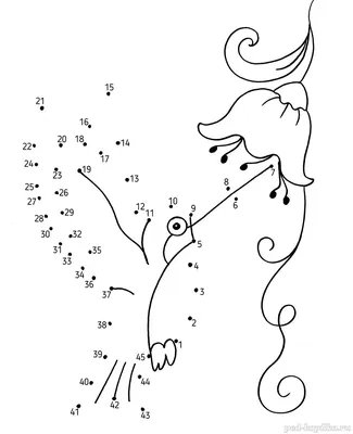 Раскраска точки раскраски. Задания для развития детей