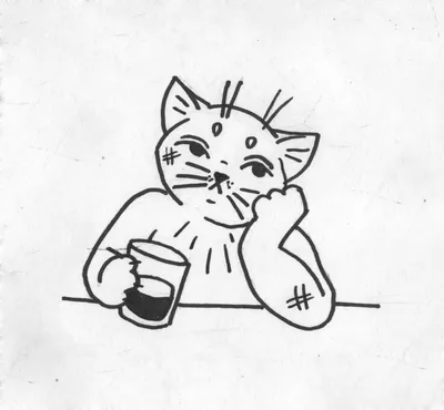 Иллюстрация к фразеологизму кот наплакал - 42 фото