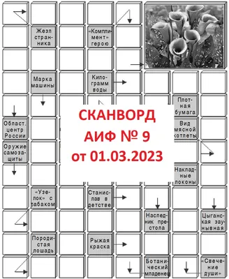 Ответы на сканворд АиФ № 9 от  | Спутниковые технологии