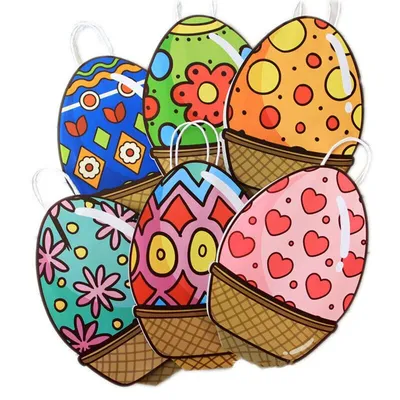 Красочные детские мешки для конфет и печенья, цыпленок, кролик, яйца,  пасхальные подарочные пакеты – лучшие товары в онлайн-магазине Джум Гик