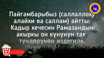 Когда в этом году будет Кадыр тун, рассказали в муфтияте Кыргызстана —  