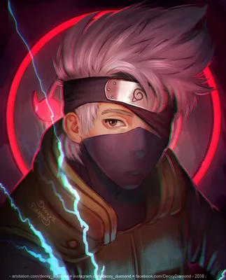 Фото Какаши Хатаке / Kakashi Hatake из аниме Наруто / Naruto, by  equillybrium