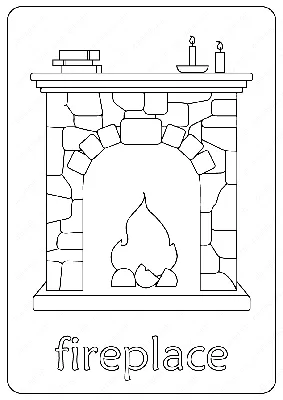 Новогодний камин рисунок - 85 фото