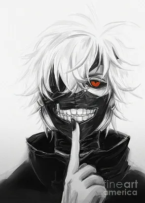 Ken Kaneki Digital Art by Nestor Muller - Pixels