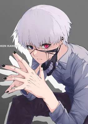 Here is a drawing of Ken Kaneki that I made over a year ago, a drawing that  took me about 3 months to make because I wanted to make it as faithful