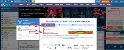 1xbet promo code