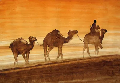 Картина «Караван в пустыне» ✓ — купить картина «караван в пустыне» в  мастерской янтаря 