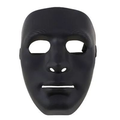 Карнавальная маска «Лицо», 19х16 см, цвет чёрный купить в Чите Карнавальные  маски в интернет-магазине Чита.дети (536485)