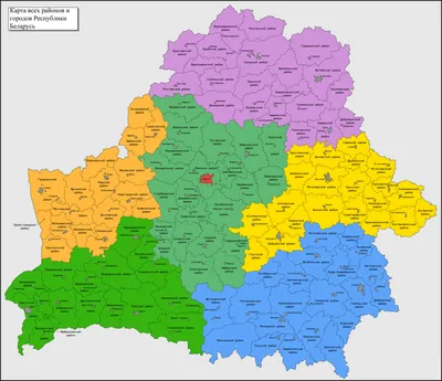 Купить и печать на заказ Картины Карта Беларуси на английском - Карандаш