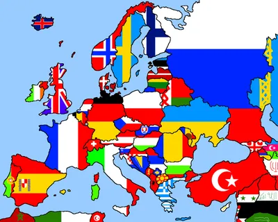 Большая настенная карта Европы. Подробная политическая карта Европы. Все  автомобильные дороги и основные города Европы на карте. | UA Maps | Все  карты Украины в одном месте
