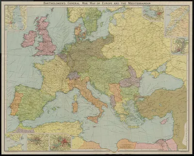 Этнографическая карта Европы» Андрея Линберга (1874) | Али Албанви | Дзен