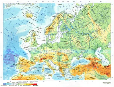 Геологическая карта Европы