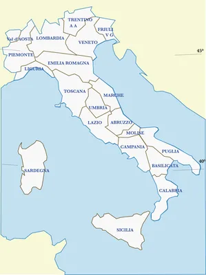 Подробная политическая карта Италии. Италия – подробная политическая карта  |  | Карты всех стран мира