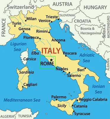 Карта Италии | 