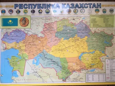 Карта полезные ископаемые Казахстана [CDR] – 