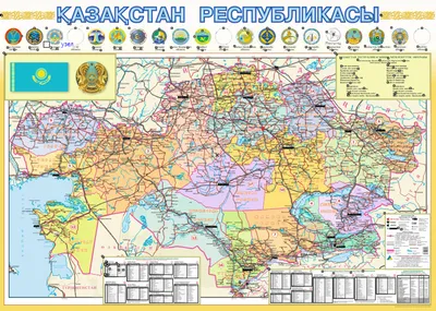 Карта железных дорог казахстана, жд карта казахстана скачать, карта жд  дорог казахстана