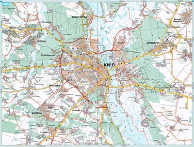 Районы, микрорайоны и массивы Києва - карта всех районов на 