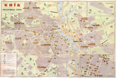 Киев — Общегородские карты и схемы — Фото — Городской электротранспорт