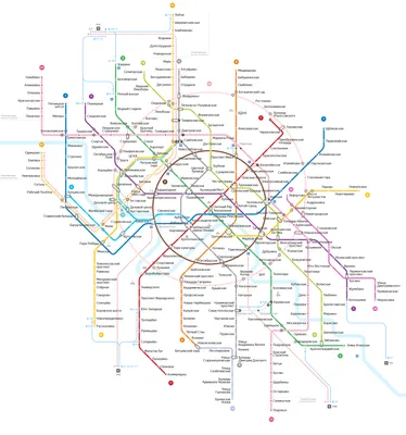 Карта метро Москвы - новости строительства и развития подземных сооружений