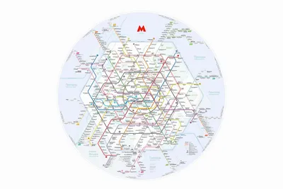 Карта метро Москвы с расчётом времени 2023