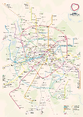 Карта метро Москвы - новости строительства и развития подземных сооружений