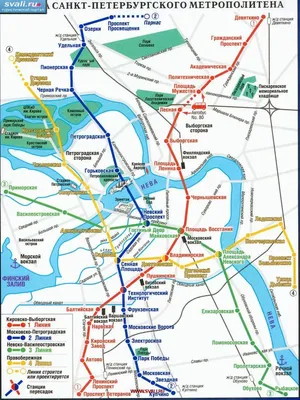 ЯП файлы - Метро Санкт-Петербурга с 1955 по 2012 г.