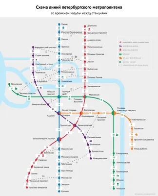 Карта метрополитена Санкт-Петербурга, линии и станции метро Петербурга,  схема метро Питера