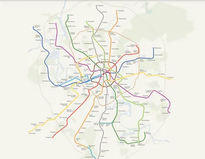 Карта метро Санкт-Петербурга с достопримечательностями