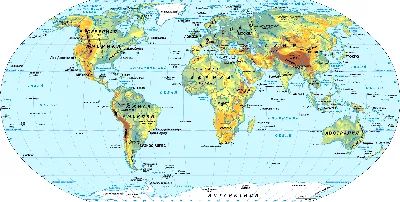 Купить Политическая карта мира. Карта настенная 100х70см. недорого