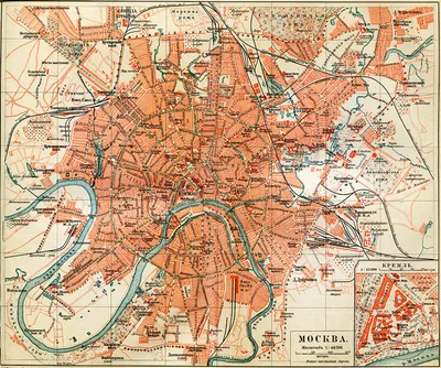 Карта Московской области