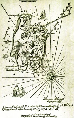 Пиратская карта из всем известного произведения "Остров сокровищ" – Находки  кладов. Кто ищет, тот всегда найдет...