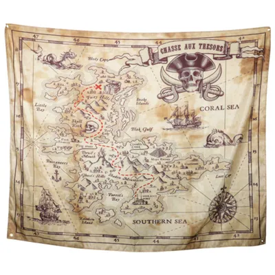 Настольная игра "Карта карибских пиратов" купить в интернет-магазине   недорого.